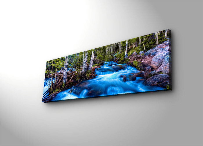 Wallity Lienzo Decorativo Iluminado con LEDs 30x90 cm Multicolor Wallity Lienzo Decorativo Iluminado con LEDs 30x90 cm Multicolor